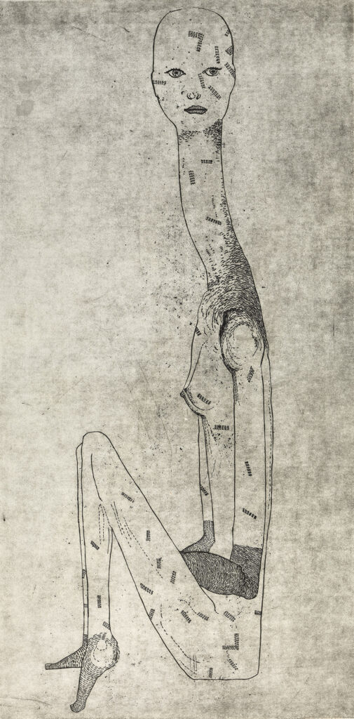 Alice as a tattooed memory - Didier Mutel